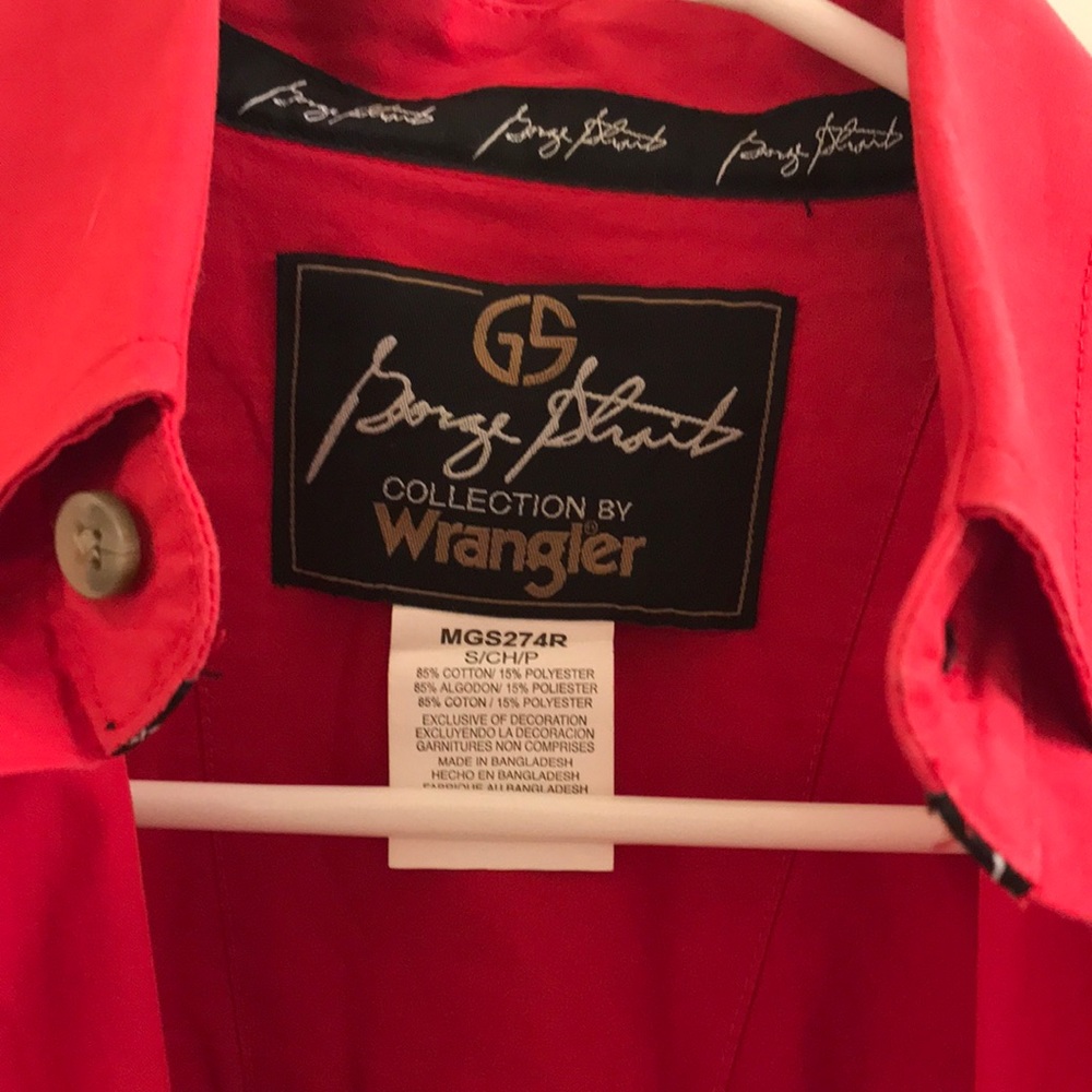George Strait western dress shirt